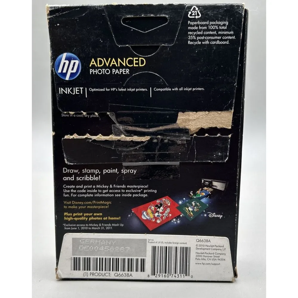 HP Advanced‎ Photo Paper Inkjet Glossy 4